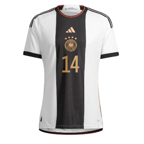 Maillot de foot Allemagne Jamal Musiala #14 Domicile Monde 2022 Manches Courte